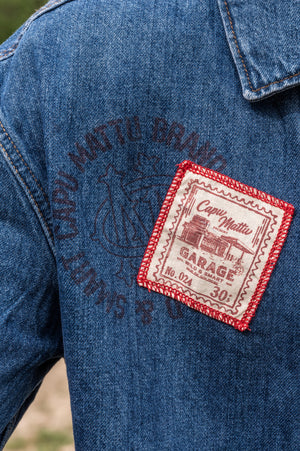 Veste Worker Denim Scrap's Boy Legacy – Build to Last – Unisexe | Capu Mattu