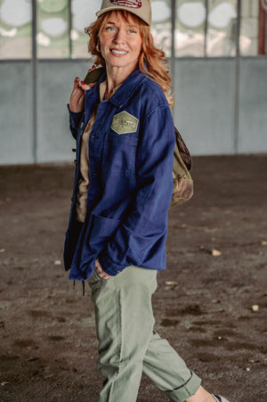 Indigo Worker Jacket Capu Mattu